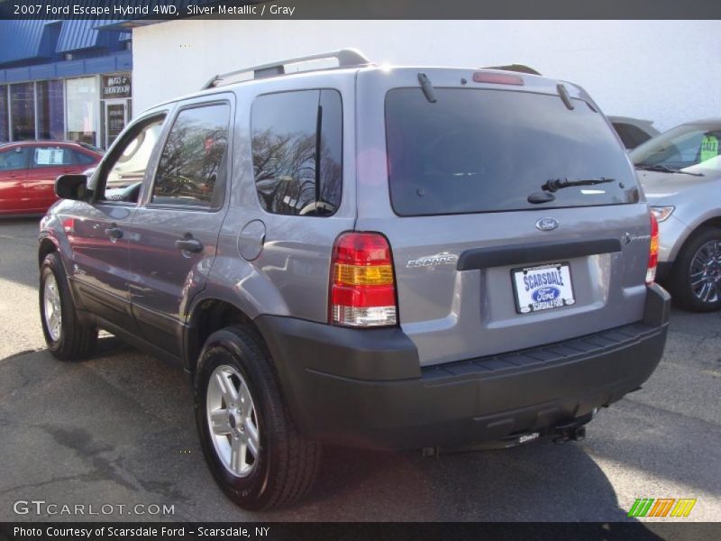 Silver Metallic / Gray 2007 Ford Escape Hybrid 4WD