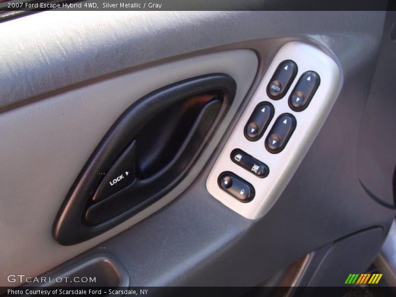Silver Metallic / Gray 2007 Ford Escape Hybrid 4WD