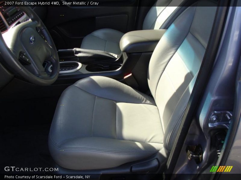 Silver Metallic / Gray 2007 Ford Escape Hybrid 4WD