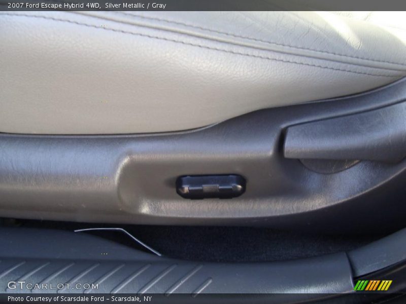 Silver Metallic / Gray 2007 Ford Escape Hybrid 4WD