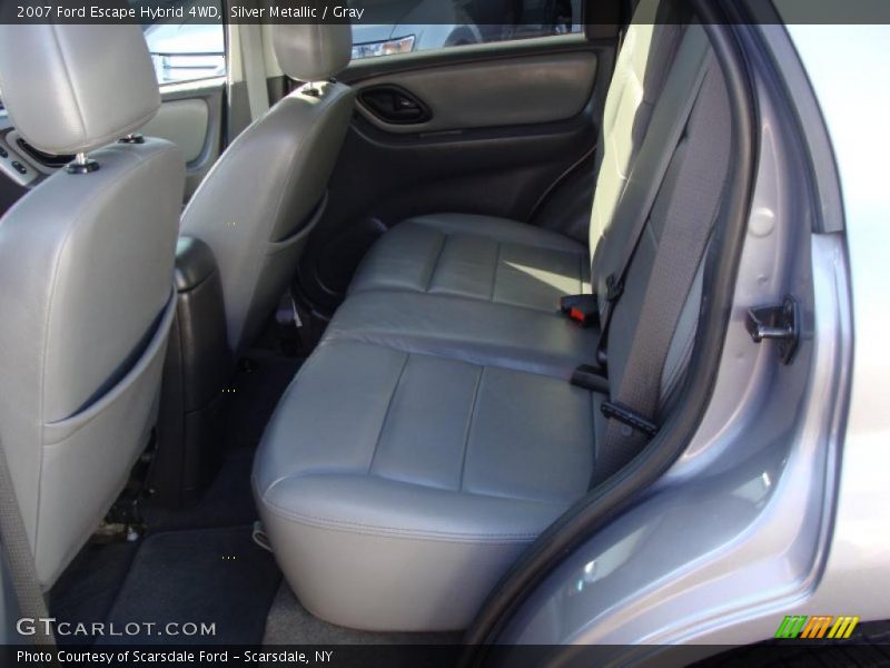 Silver Metallic / Gray 2007 Ford Escape Hybrid 4WD