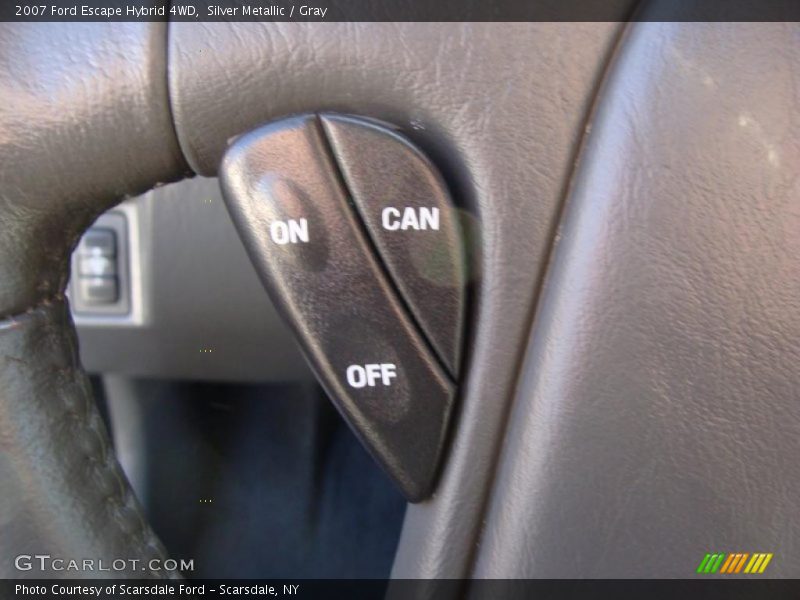 Silver Metallic / Gray 2007 Ford Escape Hybrid 4WD