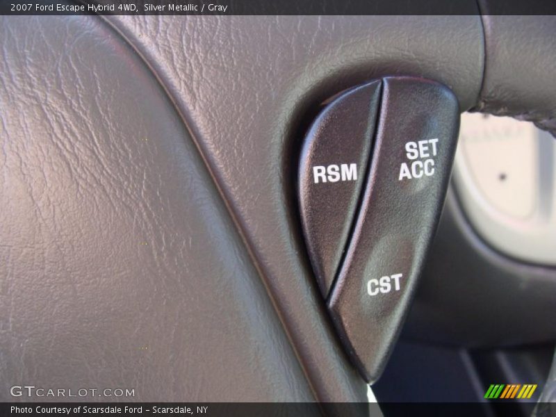 Silver Metallic / Gray 2007 Ford Escape Hybrid 4WD