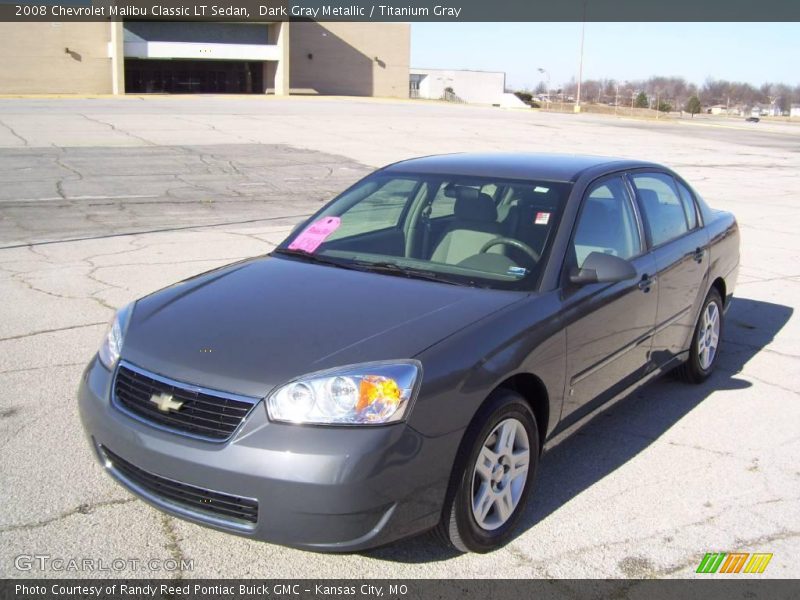 Dark Gray Metallic / Titanium Gray 2008 Chevrolet Malibu Classic LT Sedan