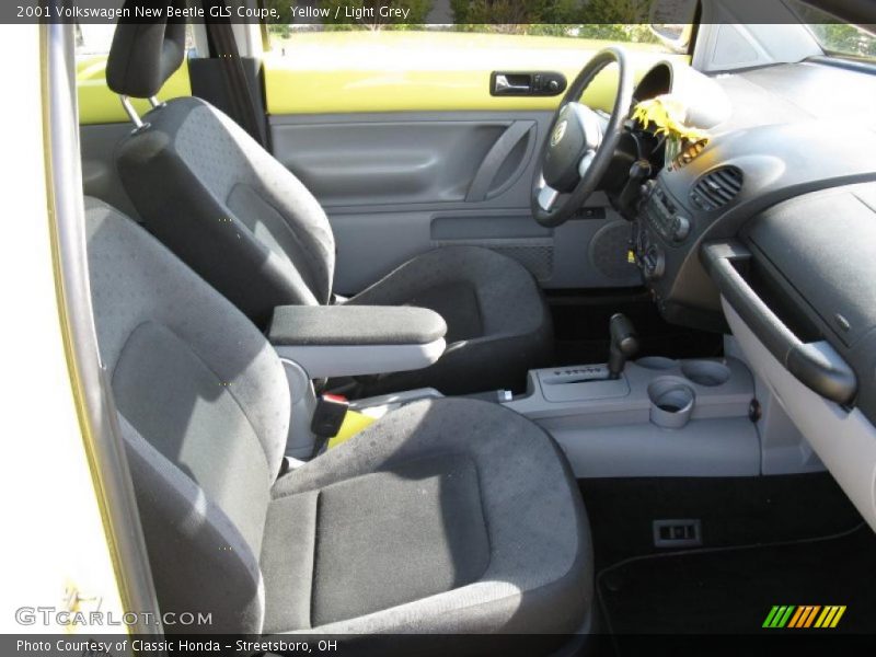Yellow / Light Grey 2001 Volkswagen New Beetle GLS Coupe