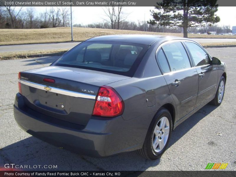 Dark Gray Metallic / Titanium Gray 2008 Chevrolet Malibu Classic LT Sedan