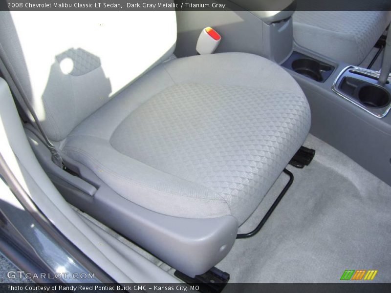 Dark Gray Metallic / Titanium Gray 2008 Chevrolet Malibu Classic LT Sedan