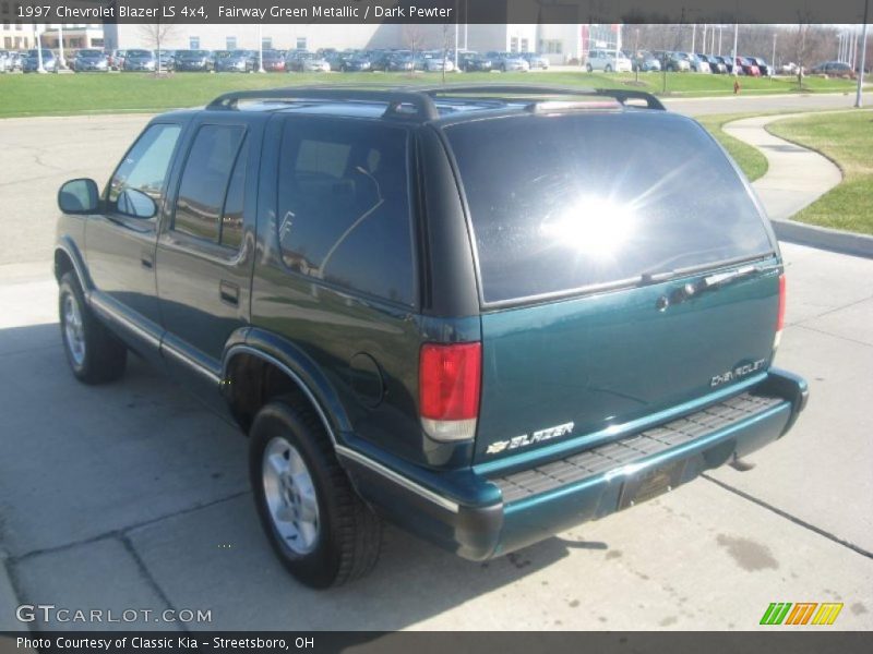 Fairway Green Metallic / Dark Pewter 1997 Chevrolet Blazer LS 4x4