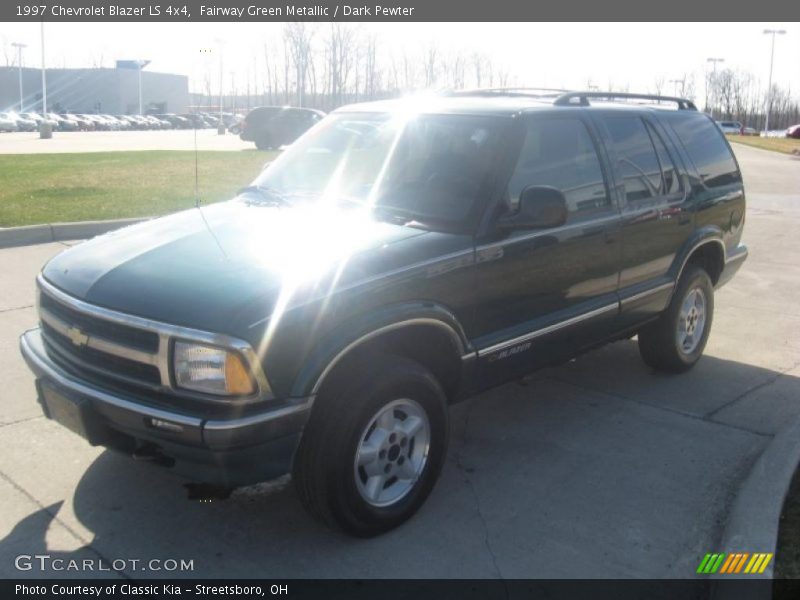 Fairway Green Metallic / Dark Pewter 1997 Chevrolet Blazer LS 4x4