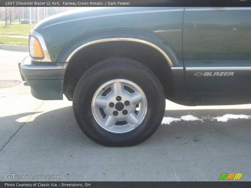 Fairway Green Metallic / Dark Pewter 1997 Chevrolet Blazer LS 4x4