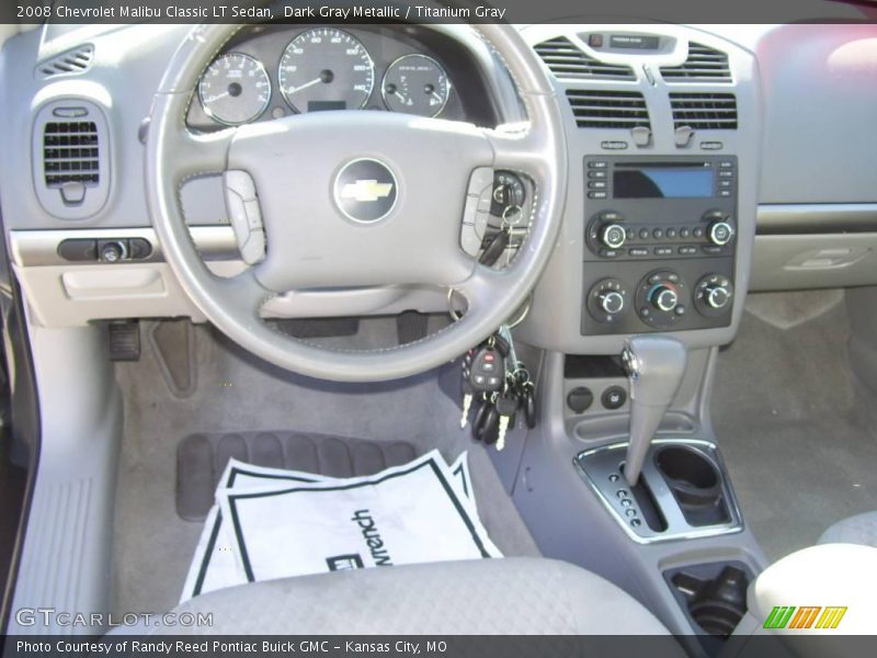 Dark Gray Metallic / Titanium Gray 2008 Chevrolet Malibu Classic LT Sedan