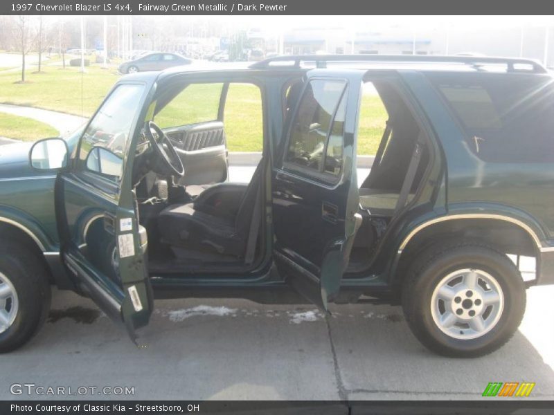 Fairway Green Metallic / Dark Pewter 1997 Chevrolet Blazer LS 4x4