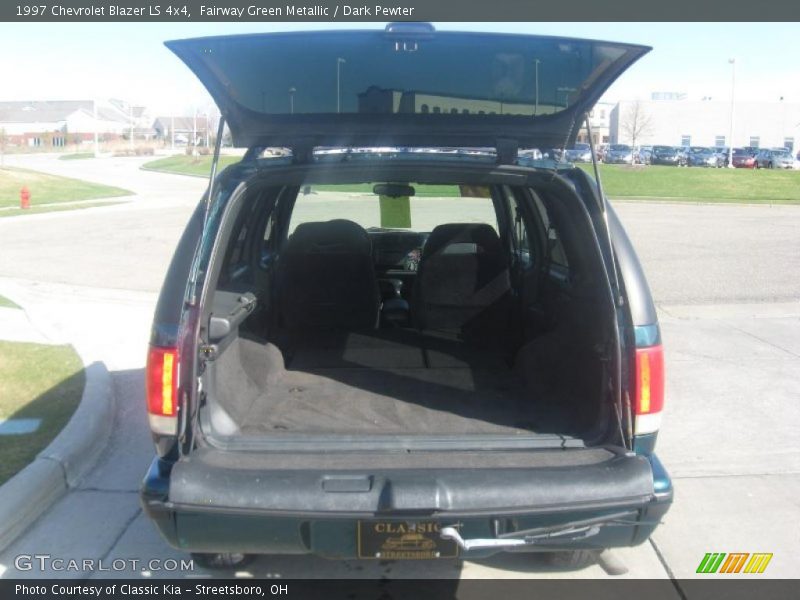 Fairway Green Metallic / Dark Pewter 1997 Chevrolet Blazer LS 4x4