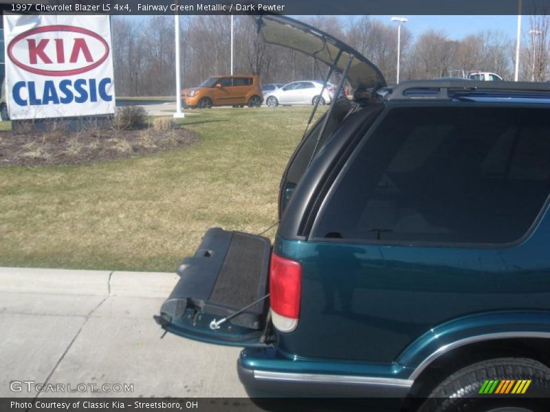 Fairway Green Metallic / Dark Pewter 1997 Chevrolet Blazer LS 4x4