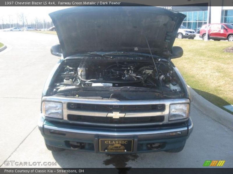 Fairway Green Metallic / Dark Pewter 1997 Chevrolet Blazer LS 4x4
