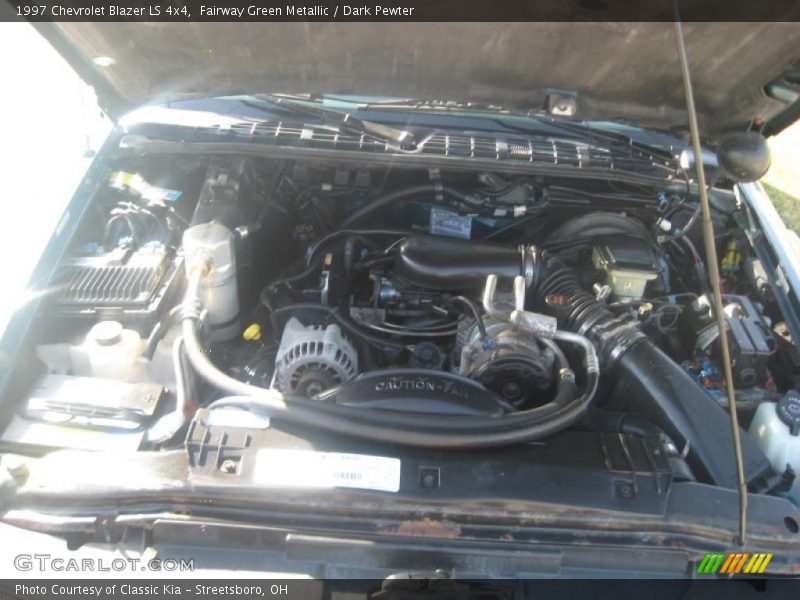 Fairway Green Metallic / Dark Pewter 1997 Chevrolet Blazer LS 4x4