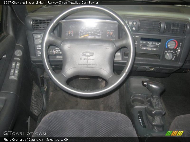 Fairway Green Metallic / Dark Pewter 1997 Chevrolet Blazer LS 4x4