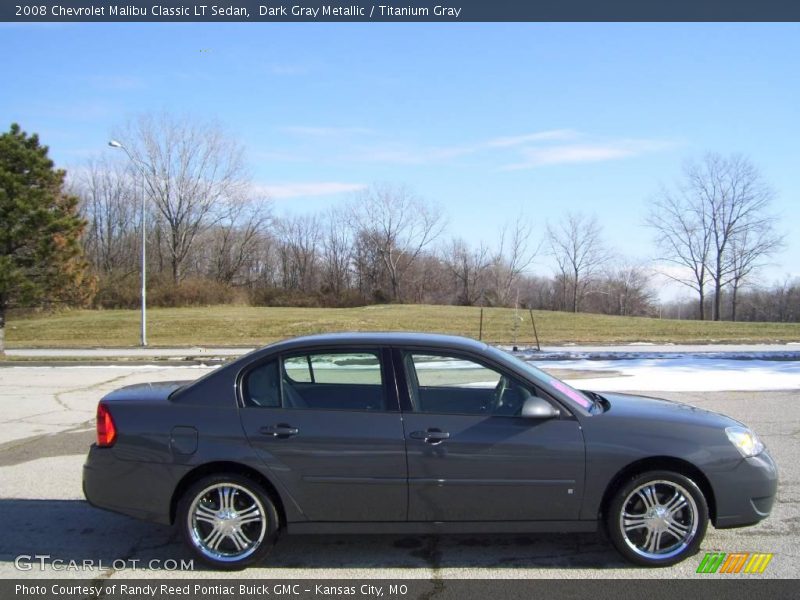 Dark Gray Metallic / Titanium Gray 2008 Chevrolet Malibu Classic LT Sedan