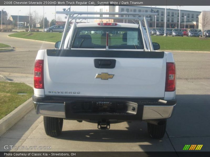 Summit White / Dark Titanium 2008 Chevrolet Silverado 2500HD Work Truck Regular Cab