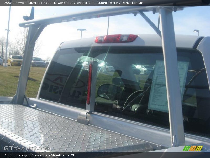 Summit White / Dark Titanium 2008 Chevrolet Silverado 2500HD Work Truck Regular Cab