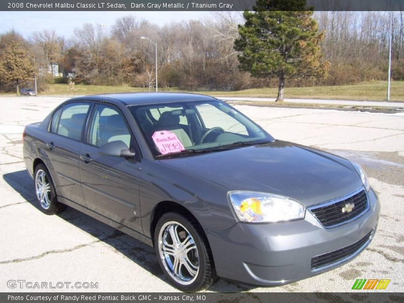 Dark Gray Metallic / Titanium Gray 2008 Chevrolet Malibu Classic LT Sedan