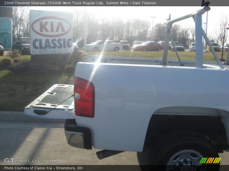 Summit White / Dark Titanium 2008 Chevrolet Silverado 2500HD Work Truck Regular Cab
