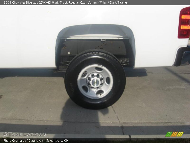 Summit White / Dark Titanium 2008 Chevrolet Silverado 2500HD Work Truck Regular Cab