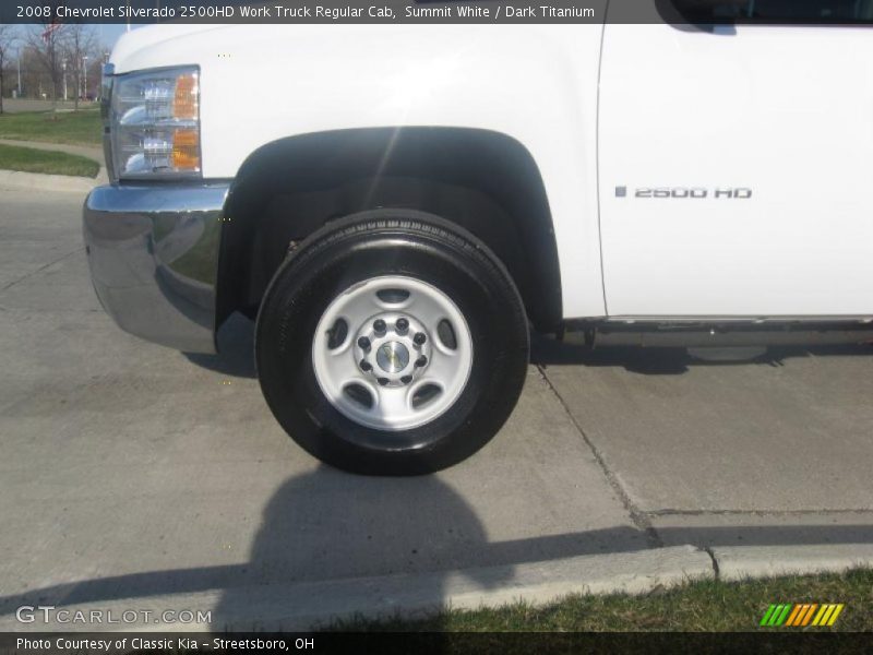Summit White / Dark Titanium 2008 Chevrolet Silverado 2500HD Work Truck Regular Cab
