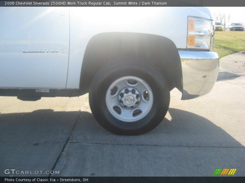 Summit White / Dark Titanium 2008 Chevrolet Silverado 2500HD Work Truck Regular Cab