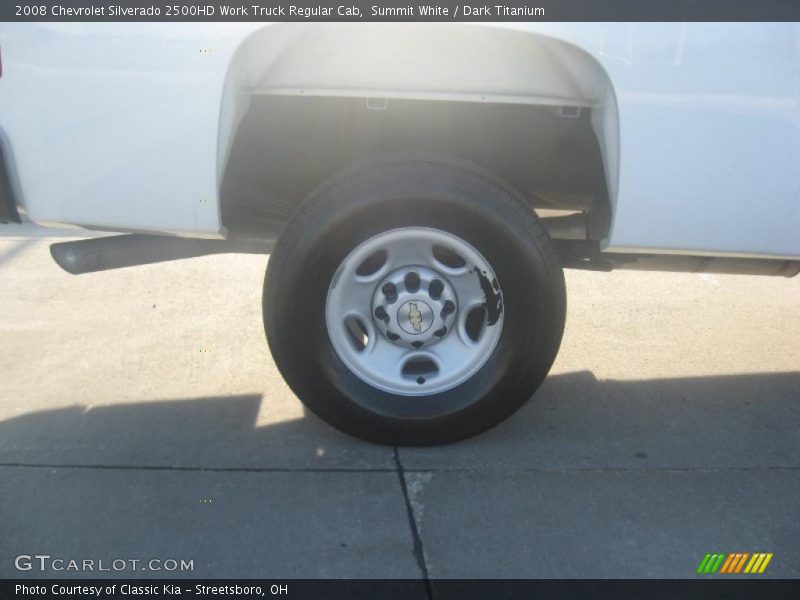 Summit White / Dark Titanium 2008 Chevrolet Silverado 2500HD Work Truck Regular Cab