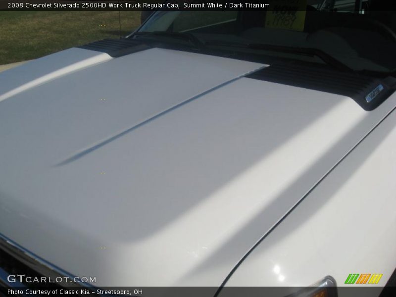 Summit White / Dark Titanium 2008 Chevrolet Silverado 2500HD Work Truck Regular Cab
