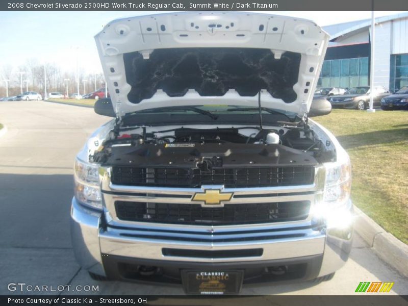 Summit White / Dark Titanium 2008 Chevrolet Silverado 2500HD Work Truck Regular Cab