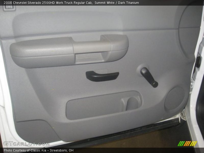 Summit White / Dark Titanium 2008 Chevrolet Silverado 2500HD Work Truck Regular Cab