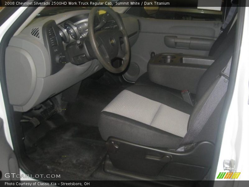 Summit White / Dark Titanium 2008 Chevrolet Silverado 2500HD Work Truck Regular Cab