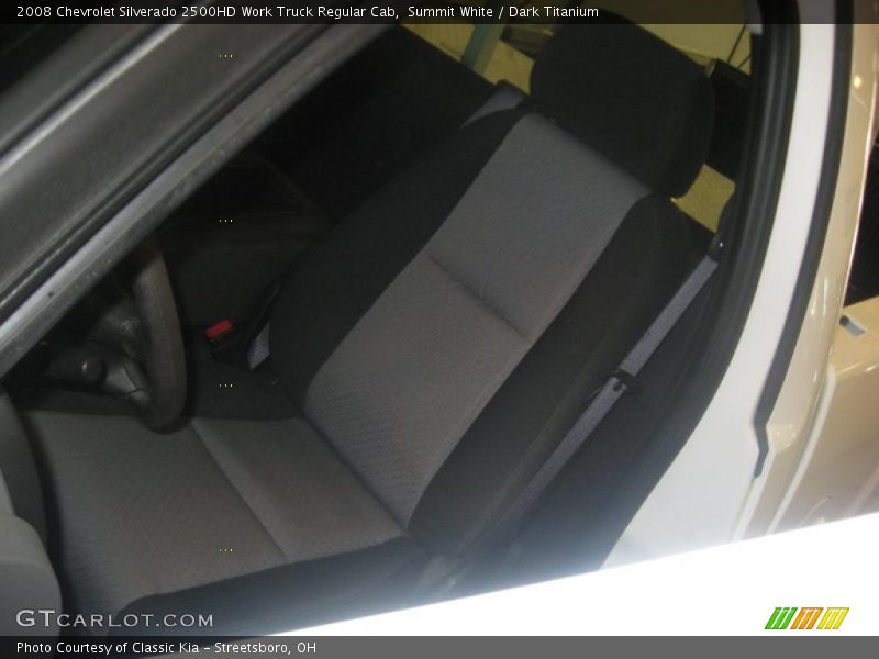 Summit White / Dark Titanium 2008 Chevrolet Silverado 2500HD Work Truck Regular Cab