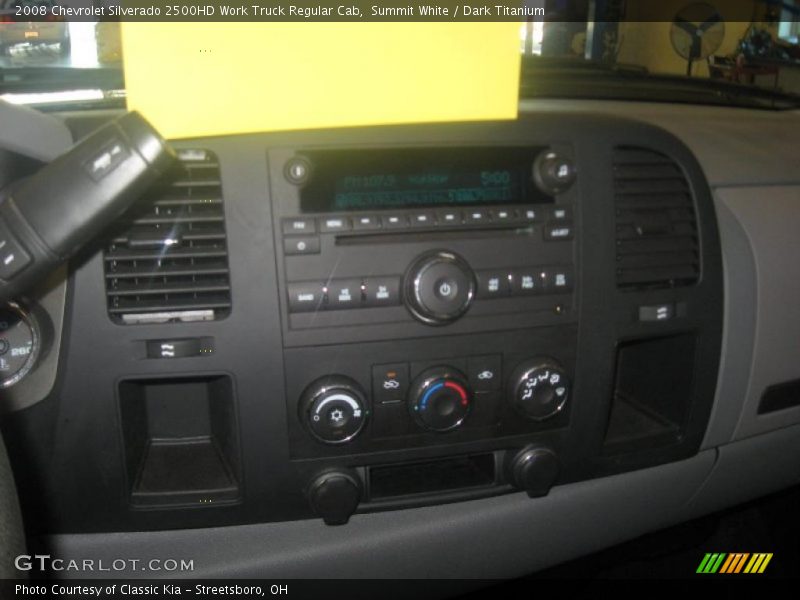 Summit White / Dark Titanium 2008 Chevrolet Silverado 2500HD Work Truck Regular Cab