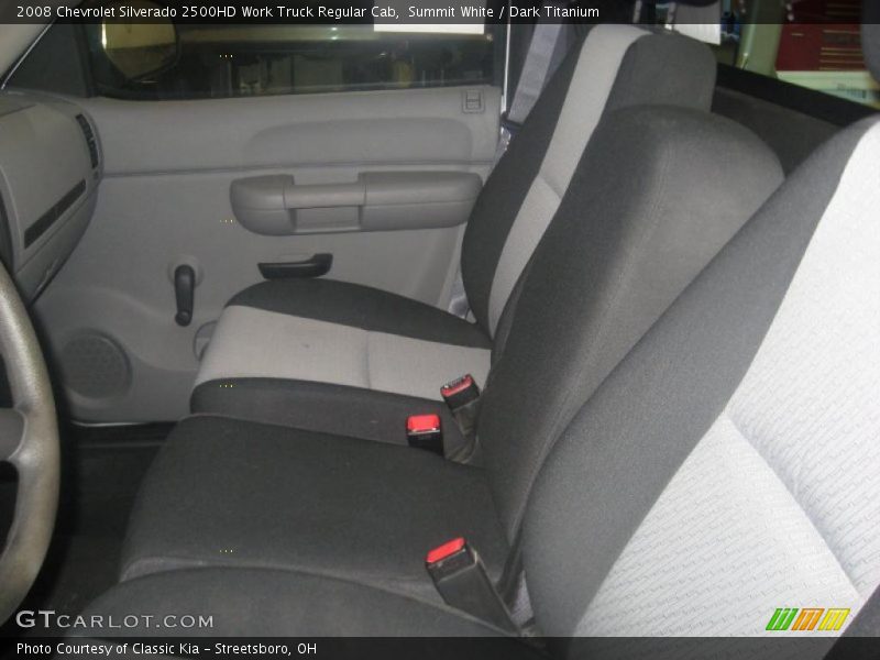 Summit White / Dark Titanium 2008 Chevrolet Silverado 2500HD Work Truck Regular Cab