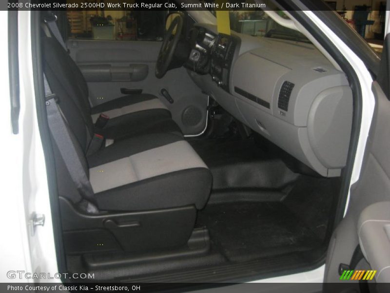Summit White / Dark Titanium 2008 Chevrolet Silverado 2500HD Work Truck Regular Cab