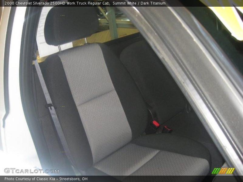 Summit White / Dark Titanium 2008 Chevrolet Silverado 2500HD Work Truck Regular Cab