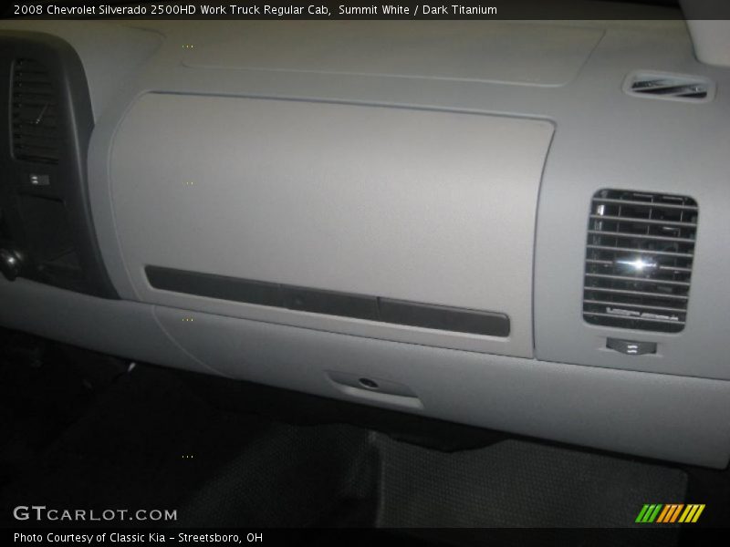 Summit White / Dark Titanium 2008 Chevrolet Silverado 2500HD Work Truck Regular Cab