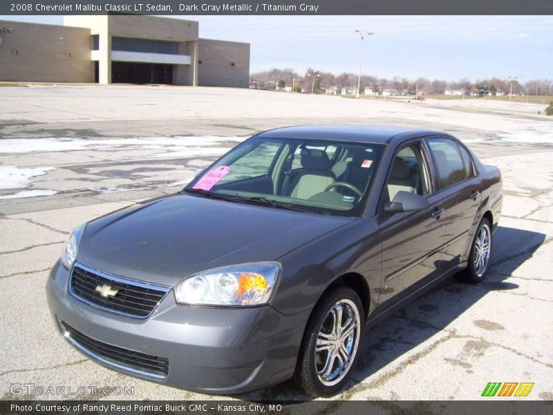 Dark Gray Metallic / Titanium Gray 2008 Chevrolet Malibu Classic LT Sedan