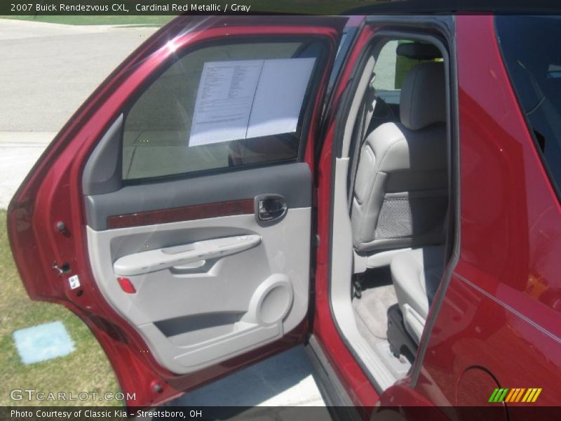 Cardinal Red Metallic / Gray 2007 Buick Rendezvous CXL