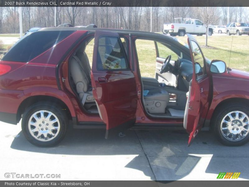 Cardinal Red Metallic / Gray 2007 Buick Rendezvous CXL