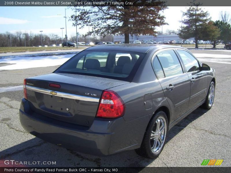 Dark Gray Metallic / Titanium Gray 2008 Chevrolet Malibu Classic LT Sedan