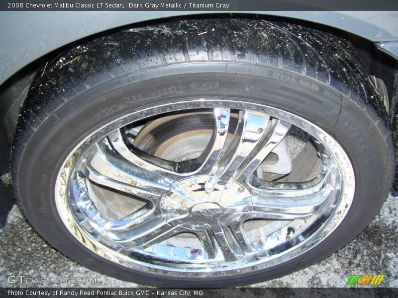Dark Gray Metallic / Titanium Gray 2008 Chevrolet Malibu Classic LT Sedan
