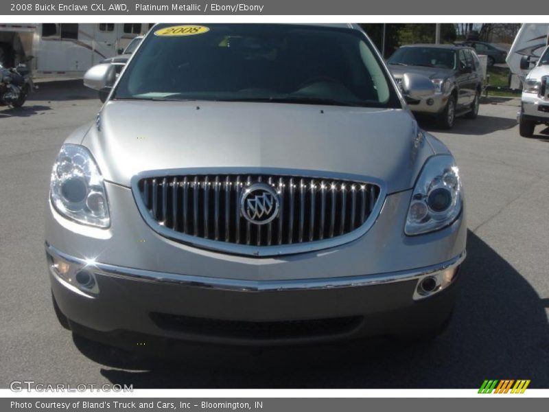 Platinum Metallic / Ebony/Ebony 2008 Buick Enclave CXL AWD