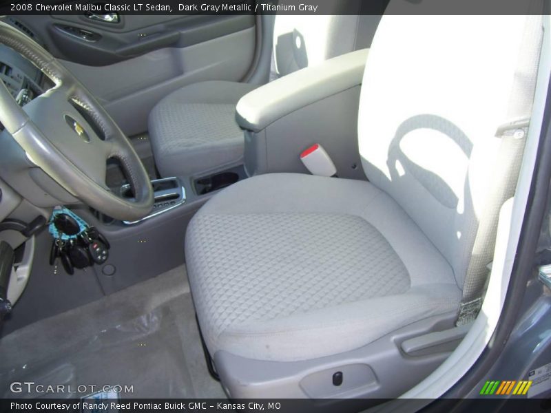 Dark Gray Metallic / Titanium Gray 2008 Chevrolet Malibu Classic LT Sedan