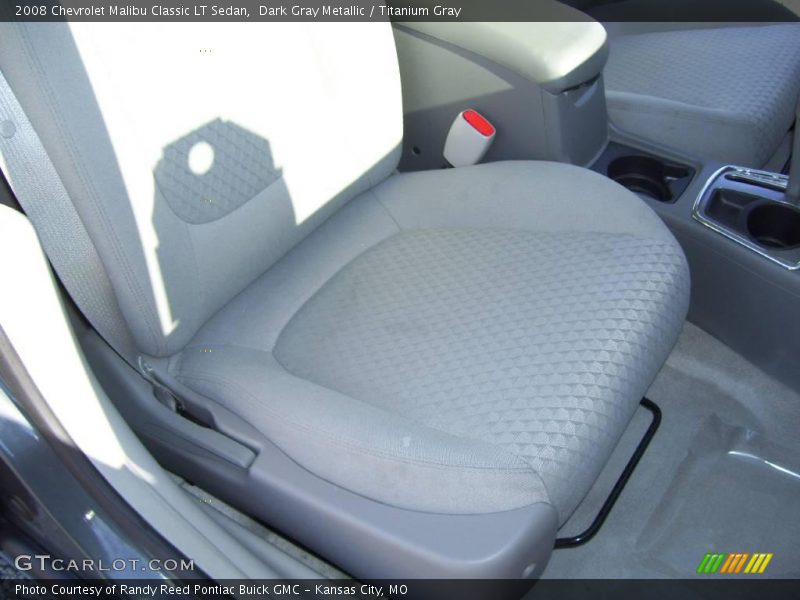Dark Gray Metallic / Titanium Gray 2008 Chevrolet Malibu Classic LT Sedan