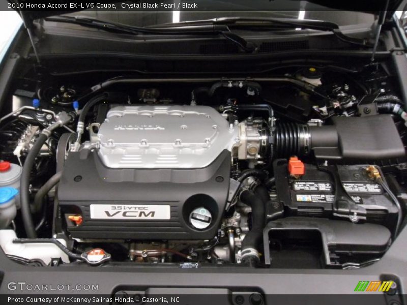 Crystal Black Pearl / Black 2010 Honda Accord EX-L V6 Coupe