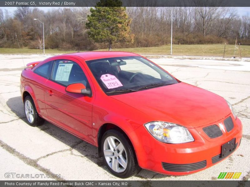 Victory Red / Ebony 2007 Pontiac G5